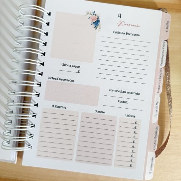 planner gravidez