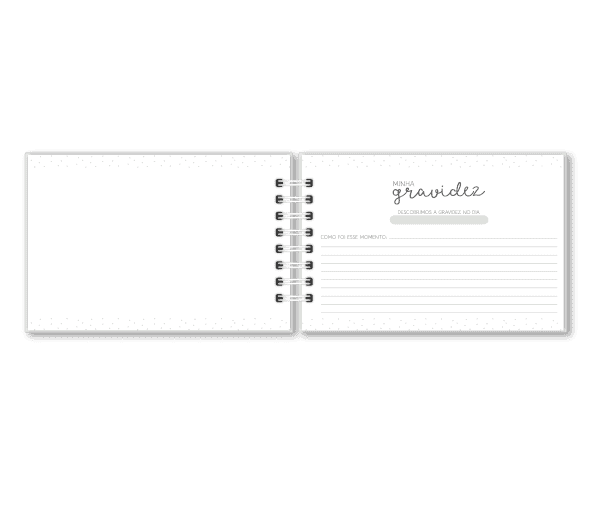 Álbum de gravidez personalizado - Studio Rita Medeiros