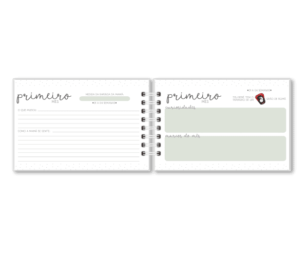 Álbum de gravidez personalizado - Studio Rita Medeiros