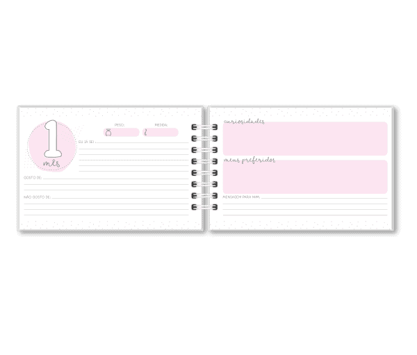 Planeador de organização, papelaria personalizada, Studio Rita Medeiros.