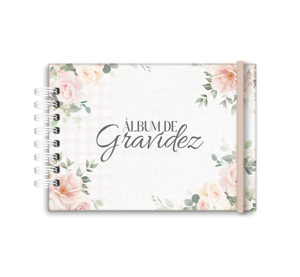 Álbum de gravidez personalizado - Studio Rita Medeiros