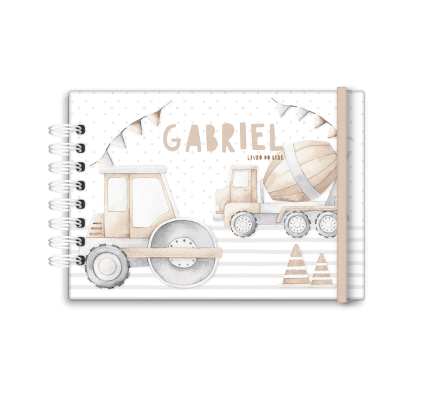 Livro do bebé, personalizado - Tema carrinhos- Studio Rita Medeiros.