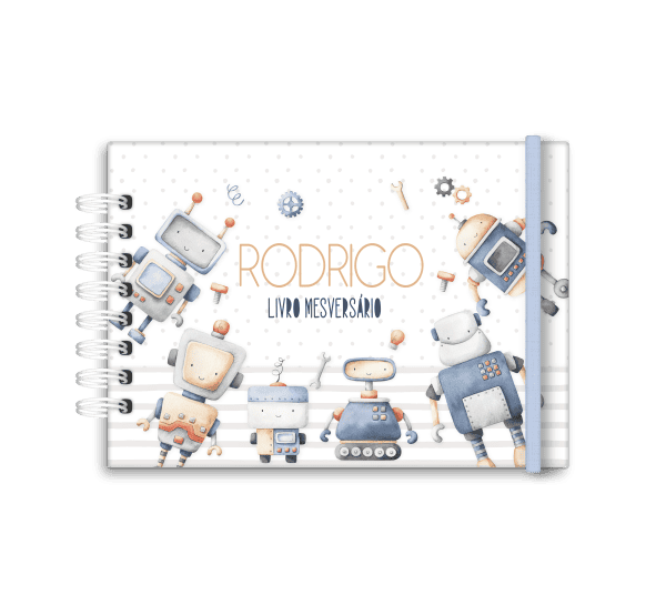livro de mesversário personalizado tema transportes aéreos - Studio Rita Medeiros