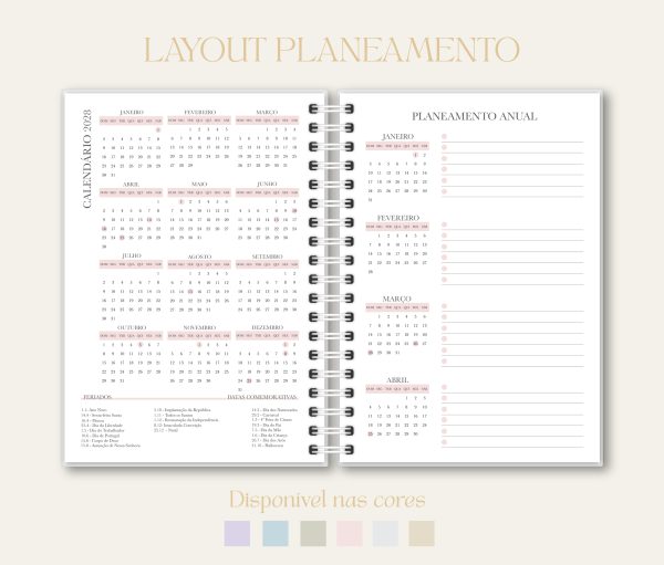 Layout de planeamento, agenda, “Studio Rita Medeiros”. Máx 125 caracteres. Sem claims. Sem inventar. Linguagem: português de Portugal.