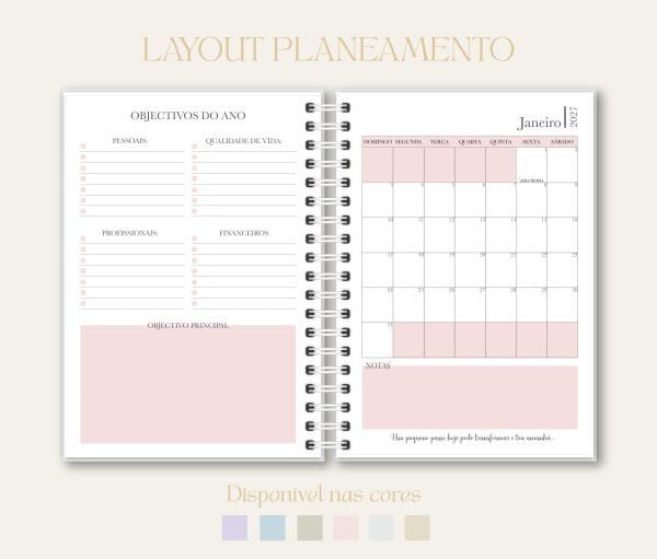 Agenda Pessoal Planeamento
