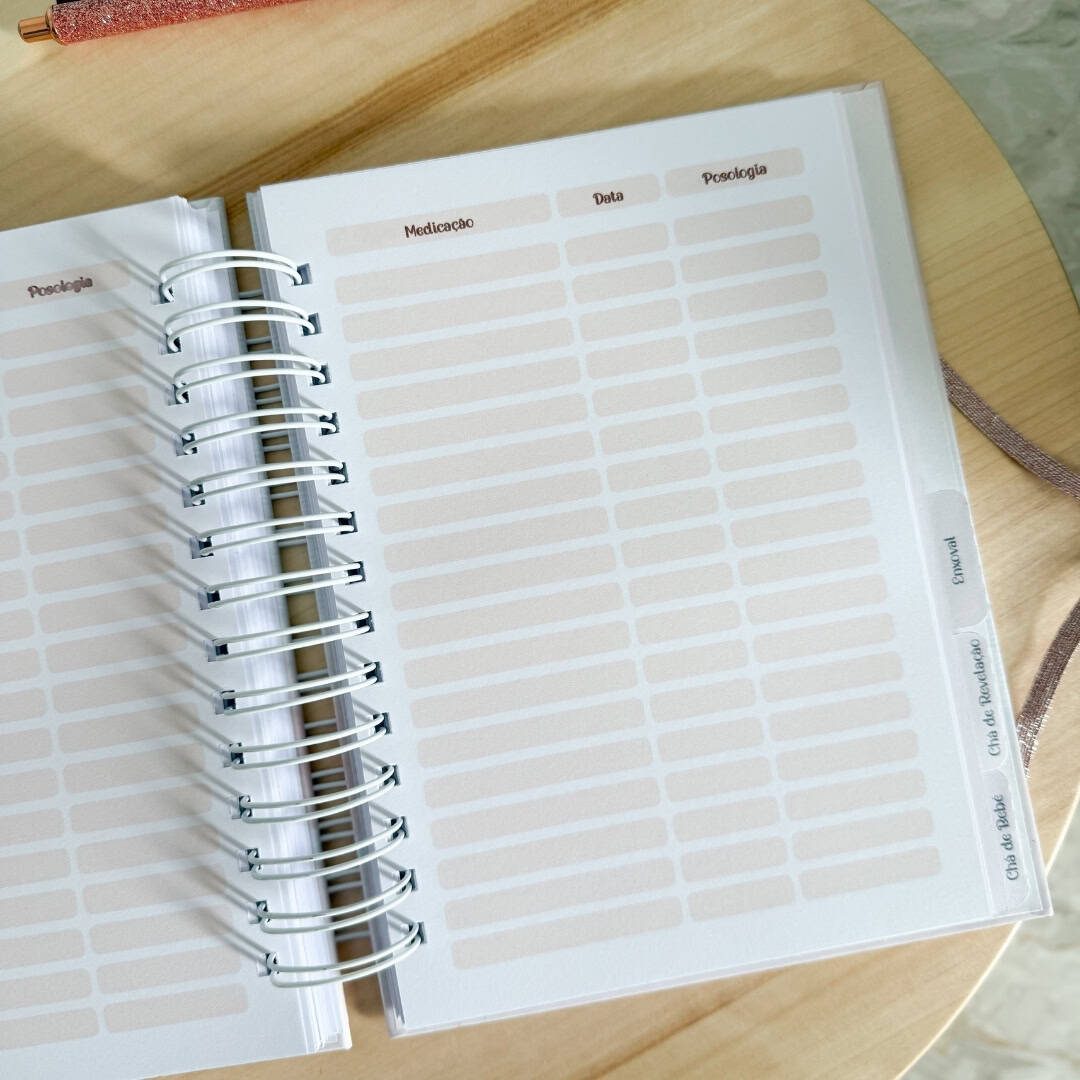 planner gravidez