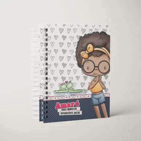 Caderno personalizado, papelaria, Studio Rita Medeiros.