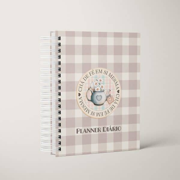 Planner diário entre páginas e flores | Studio Rita Medeiros